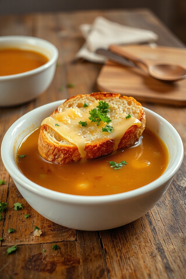 caramelized onions cheesy delight