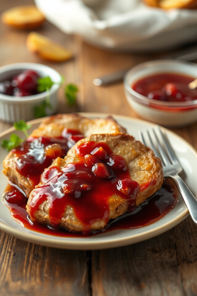cherry pork chops delight