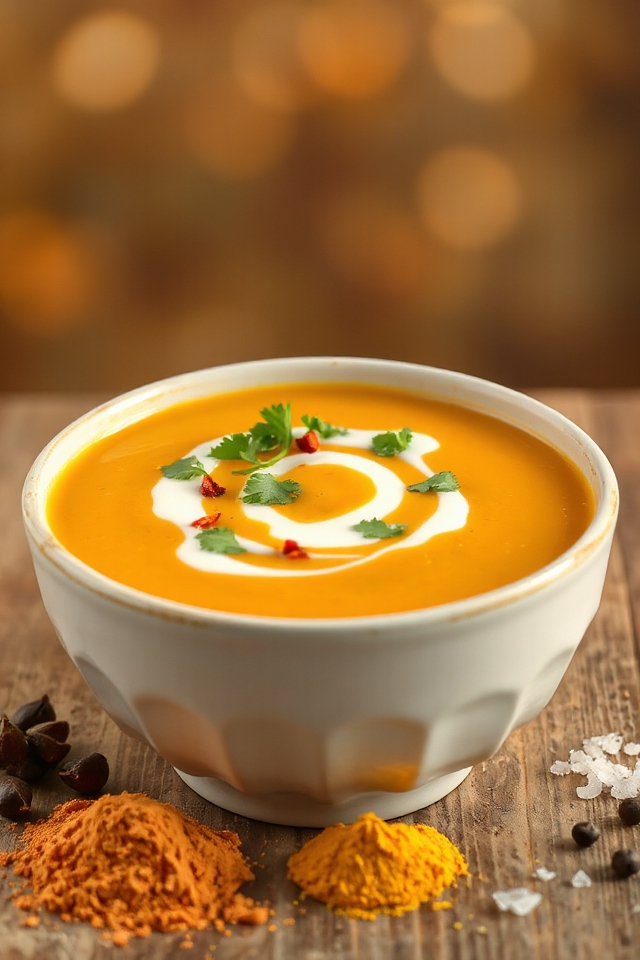 cozy slow cooker pumpkin soup