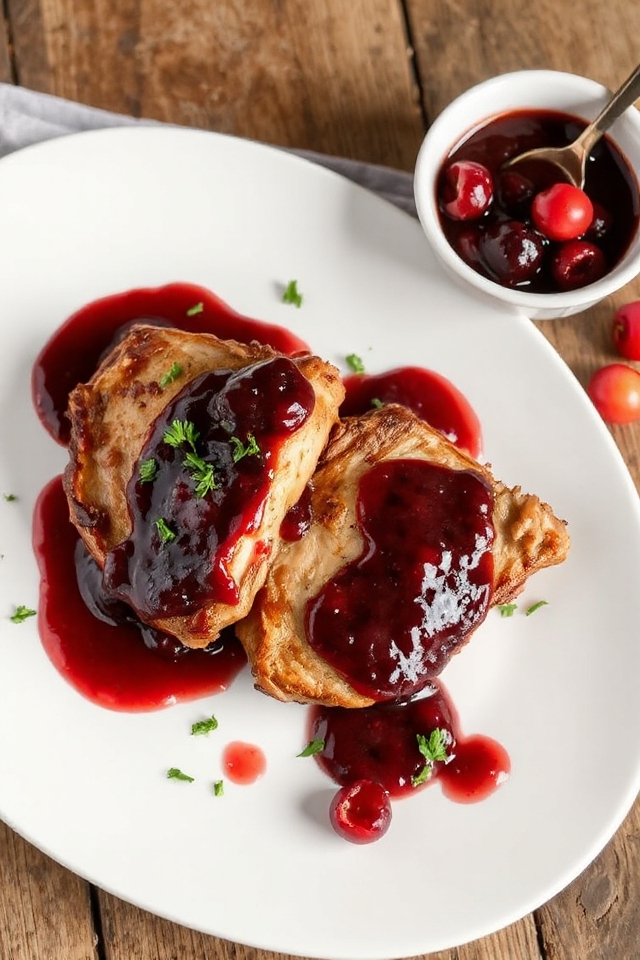 cranberry mustard pork chops