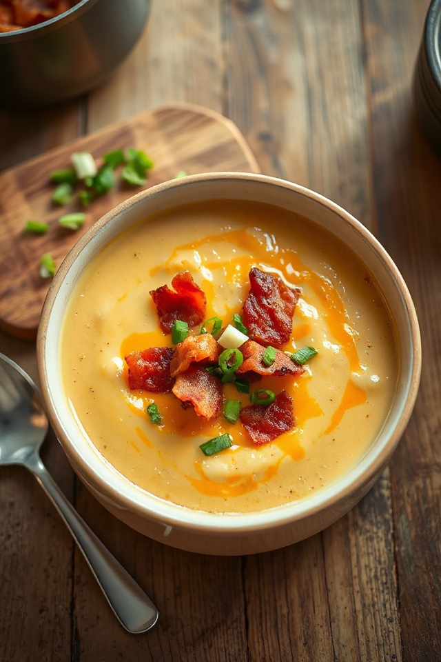 creamy cheesy potato soup