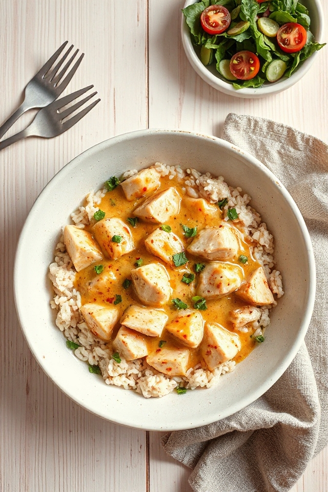 creamy chicken and rice