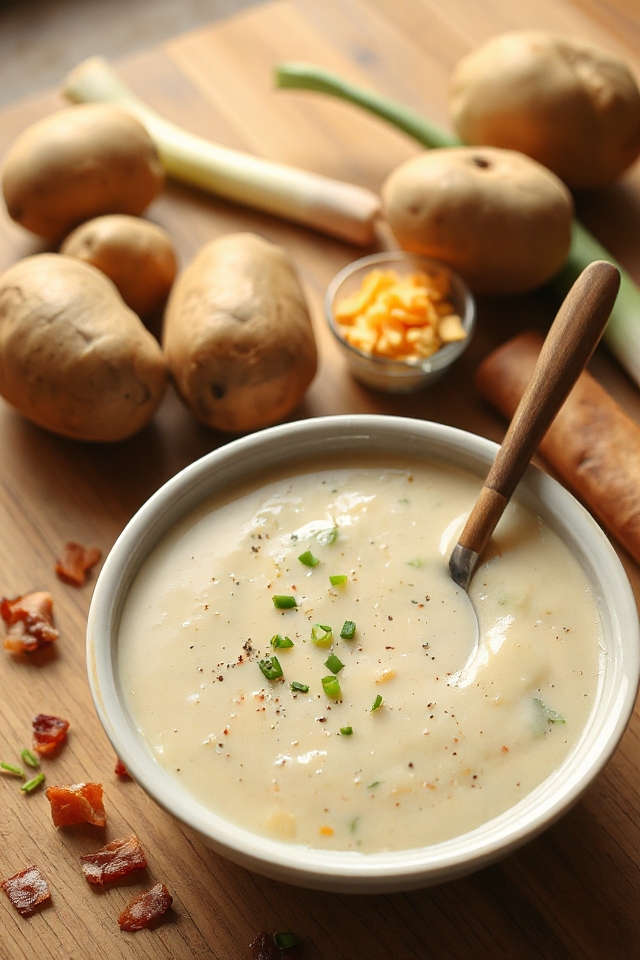 creamy potato leek soup recipe