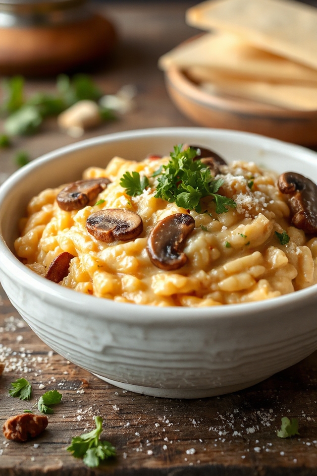 creamy slow cooker risotto