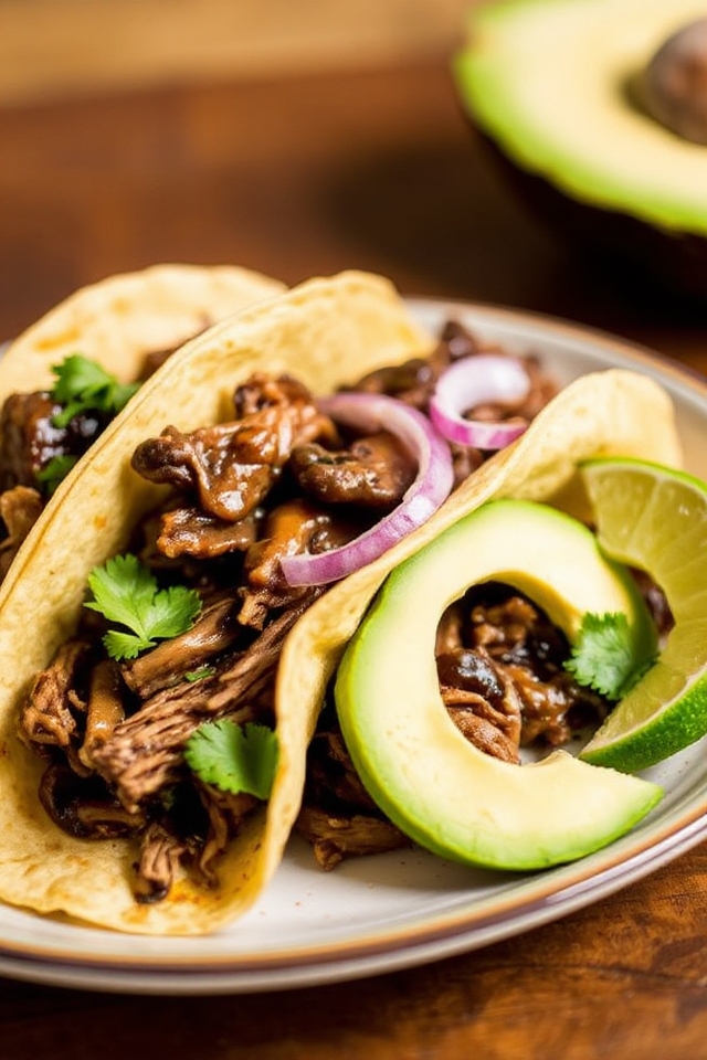 creamy slow cooker tacos