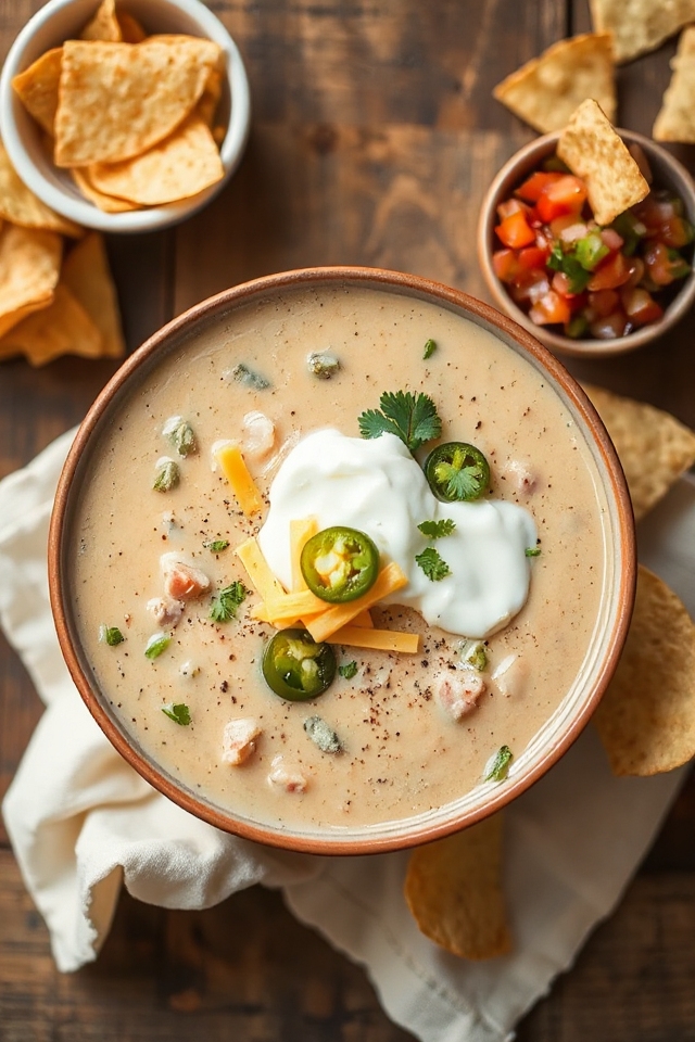 creamy white chili recipe