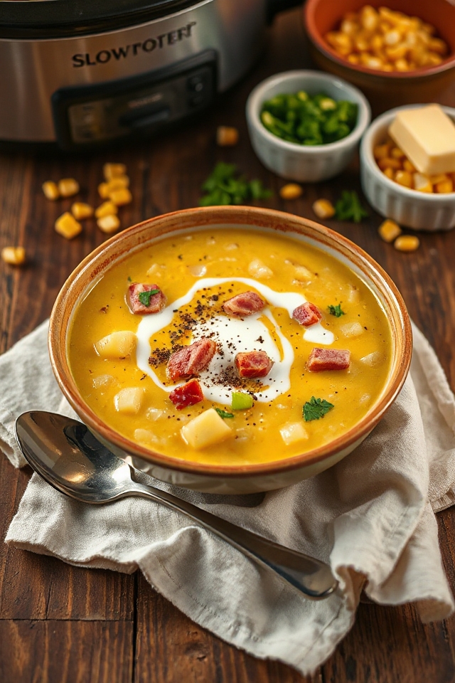 ham and corn chowder