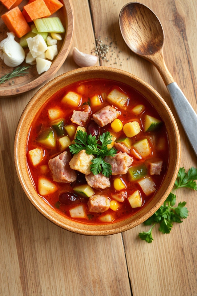 hearty vegetable soup recipe