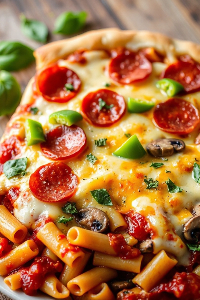 layered slow cooker pizza