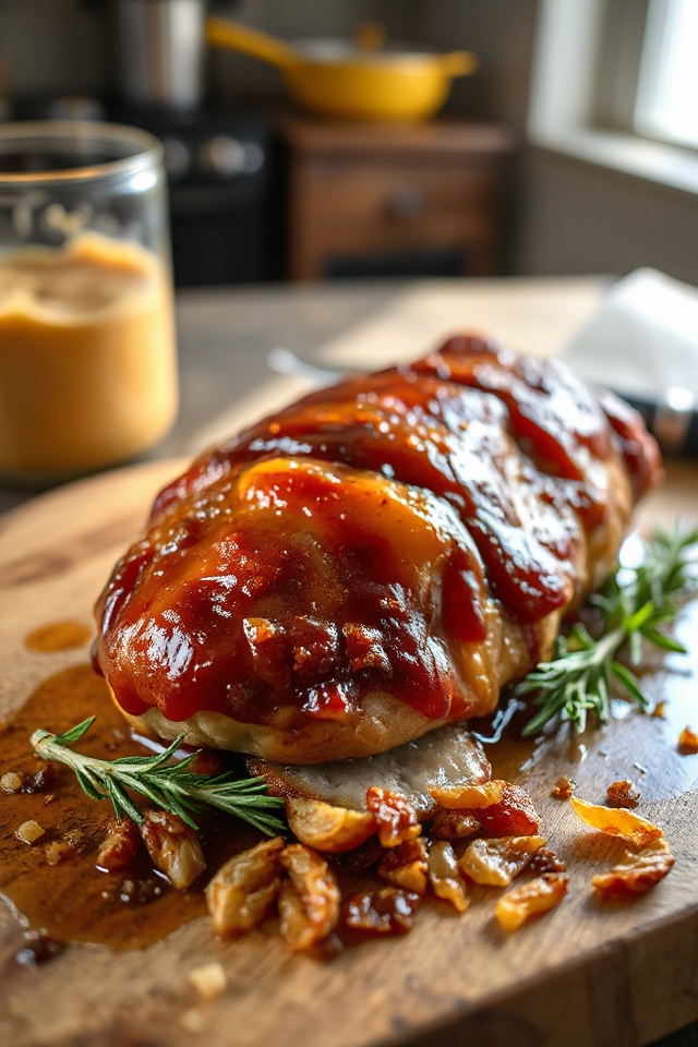 maple glazed slow cooker pork