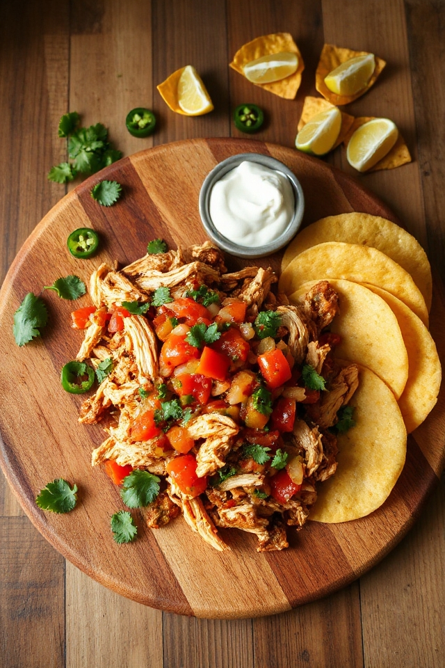 salsa chicken with creamy twist