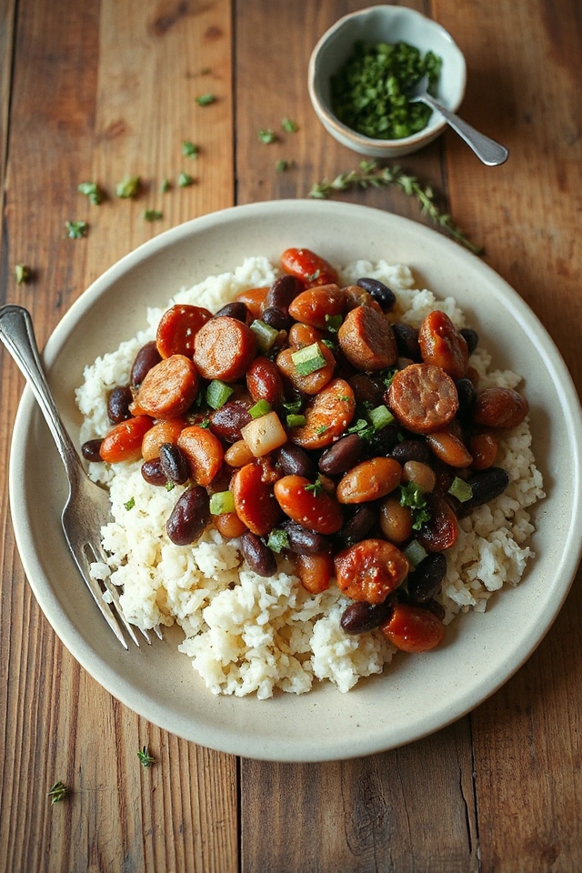 sausage and bean stew