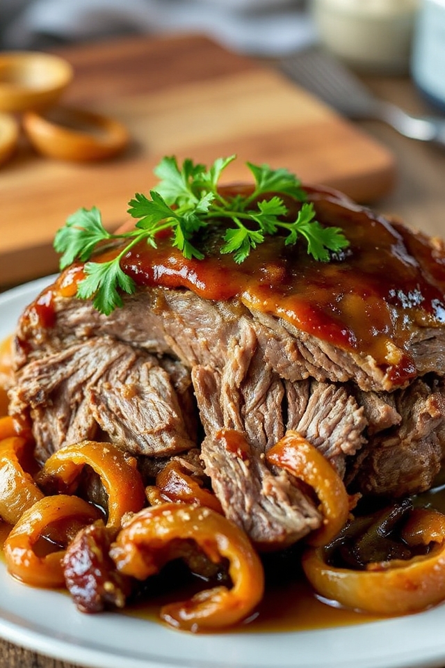 savory slow cooked chuck roast