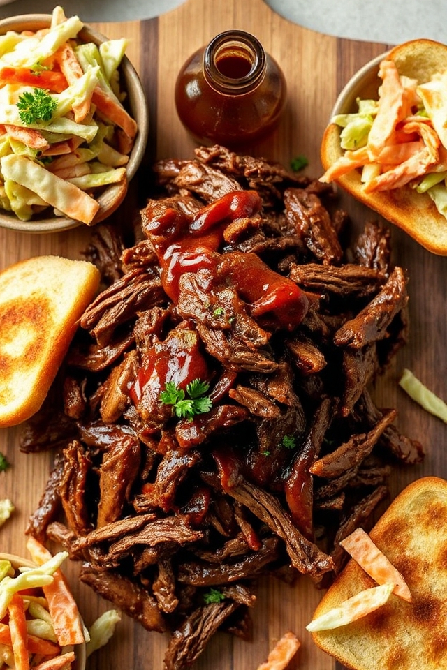 slow cooked barbecue beef