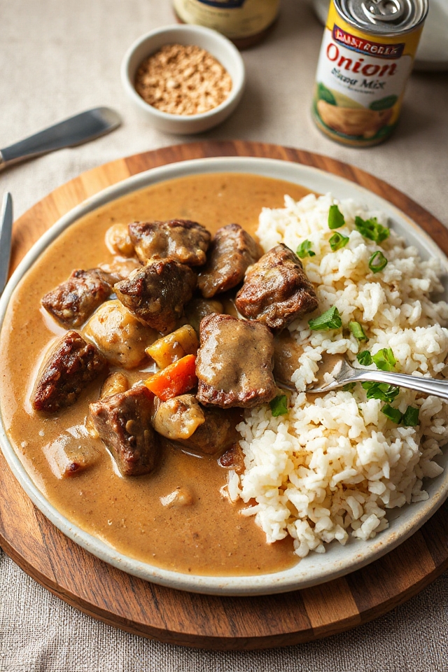 slow cooked beef tips