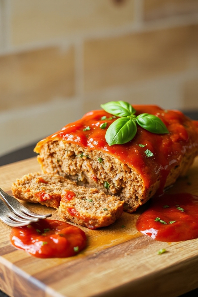 slow cooked italian meatloaf