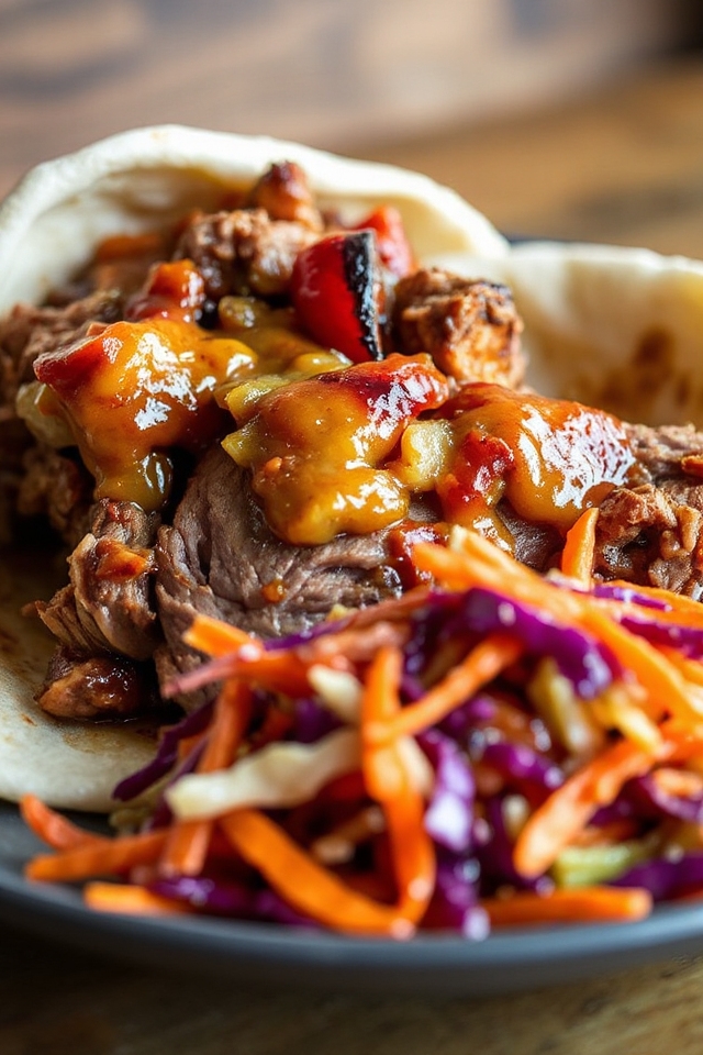 slow cooked orange pork roast