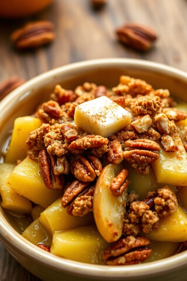 slow cooker apple crisp recipe
