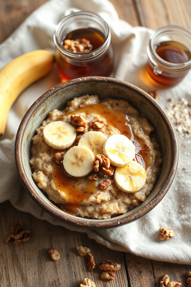 slow cooker banana oats