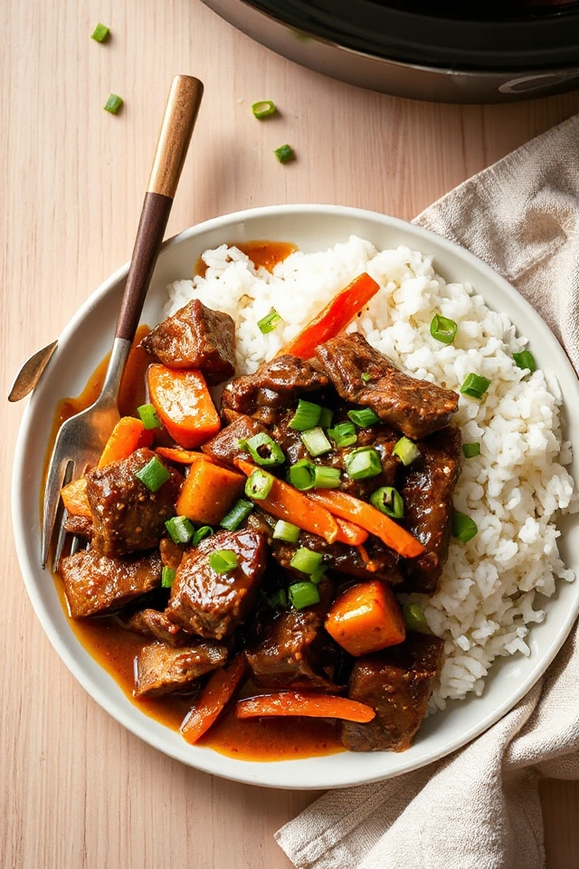 slow cooker beef carrots