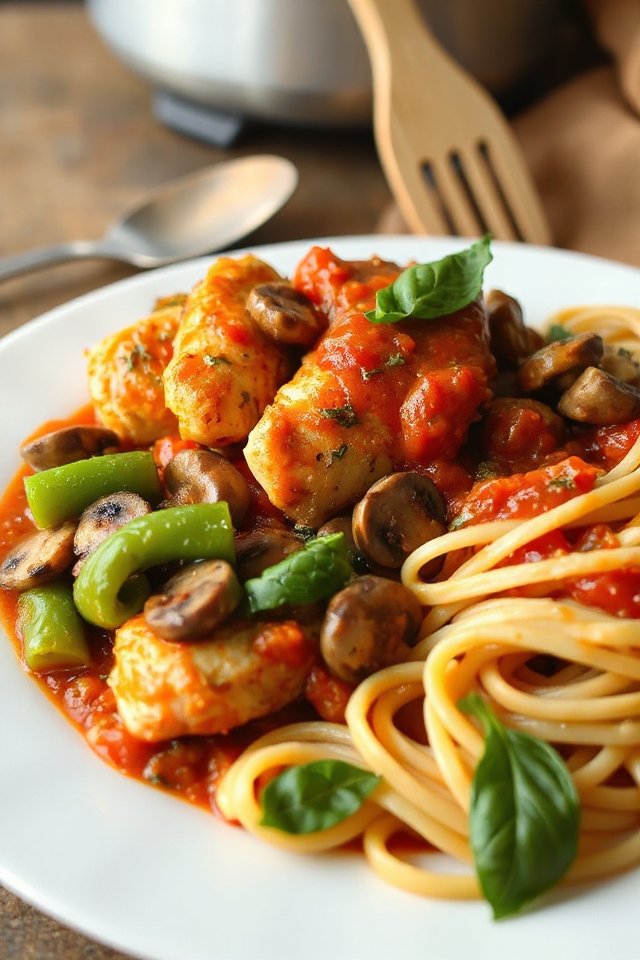 slow cooker chicken cacciatore recipe
