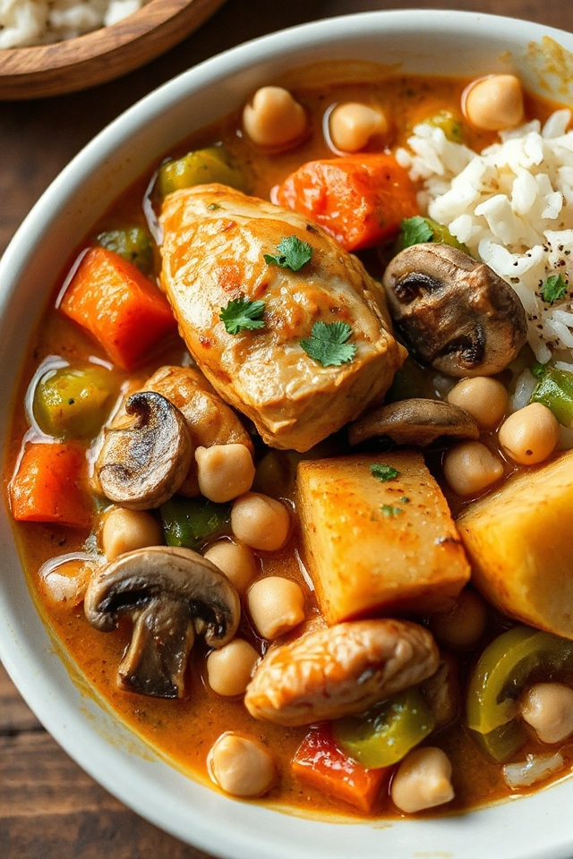 slow cooker chicken curry
