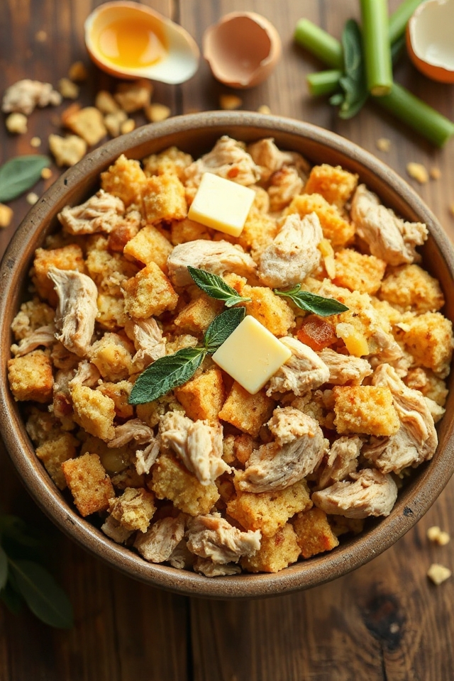 slow cooker chicken dressing
