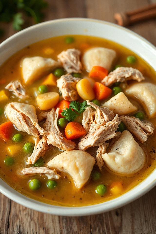 slow cooker chicken dumplings