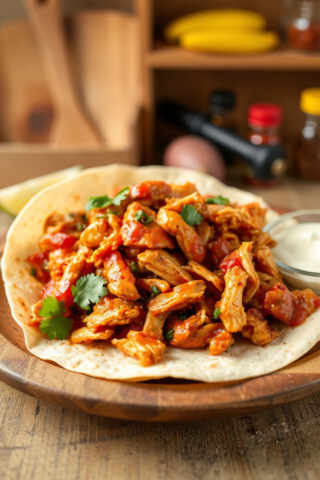 slow cooker chicken fajitas