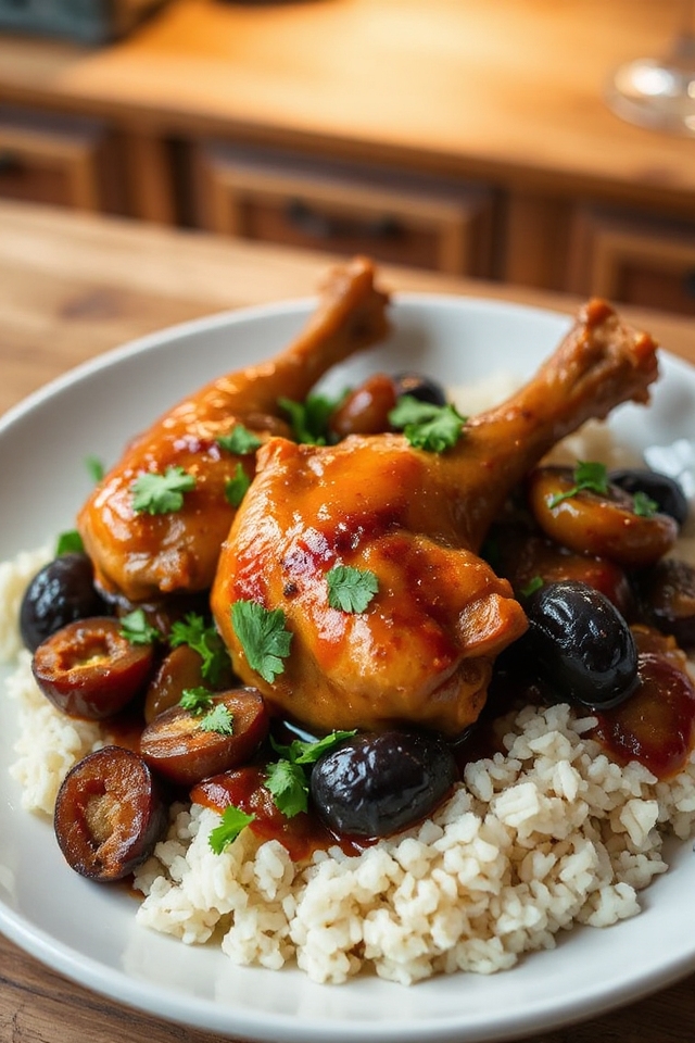 slow cooker chicken marbella recipe