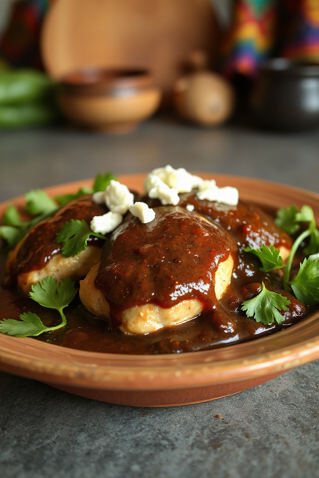 slow cooker chicken mole recipe