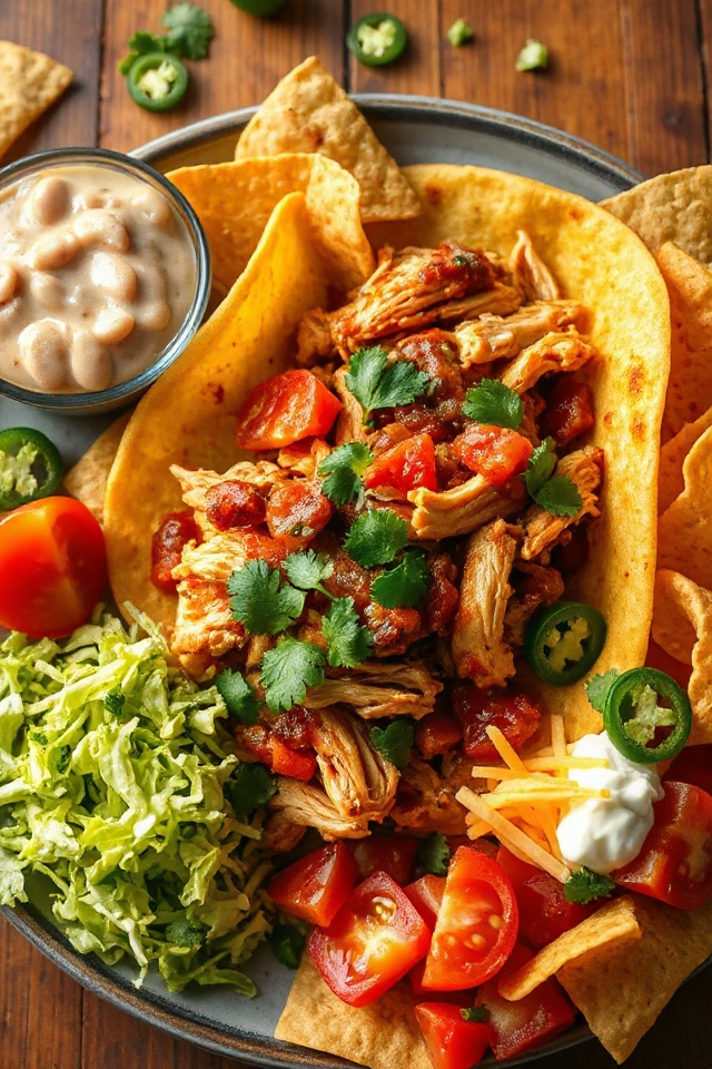 slow cooker chicken tacos