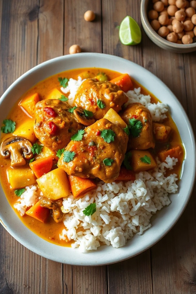 slow cooker chickpea curry