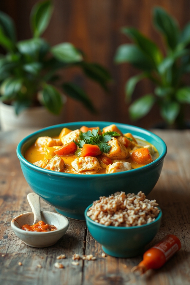 slow cooker coconut chicken curry