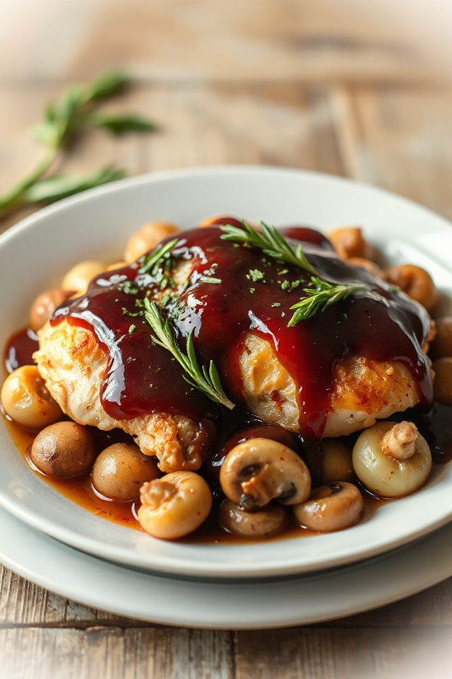slow cooker coq au vin