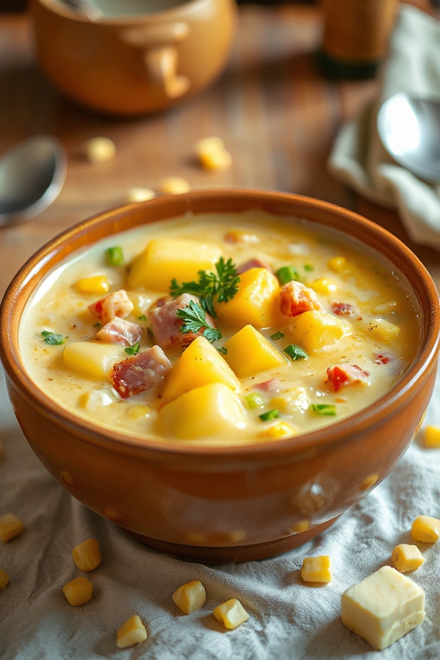 slow cooker corn chowder recipe