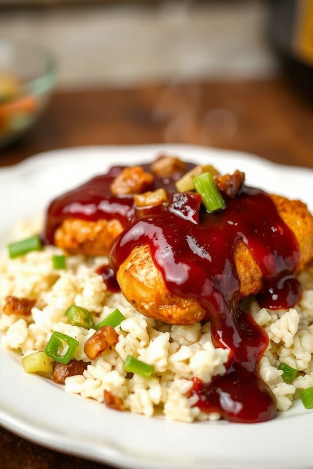 slow cooker cranberry chicken recipe