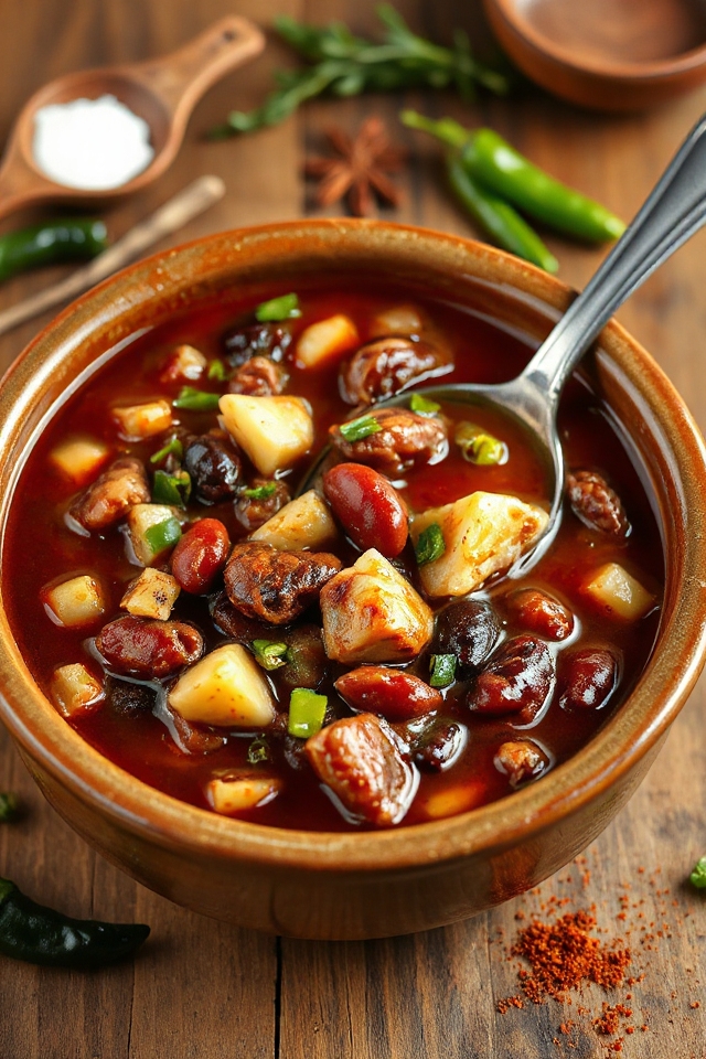 slow cooker deer chili
