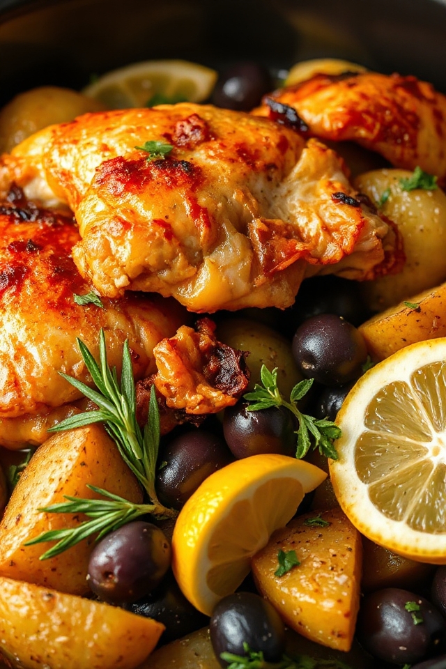 slow cooker greek chicken recipe