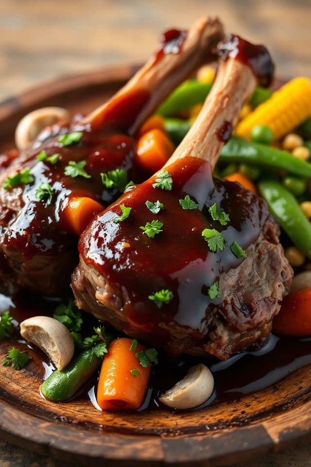 slow cooker lamb shanks recipe