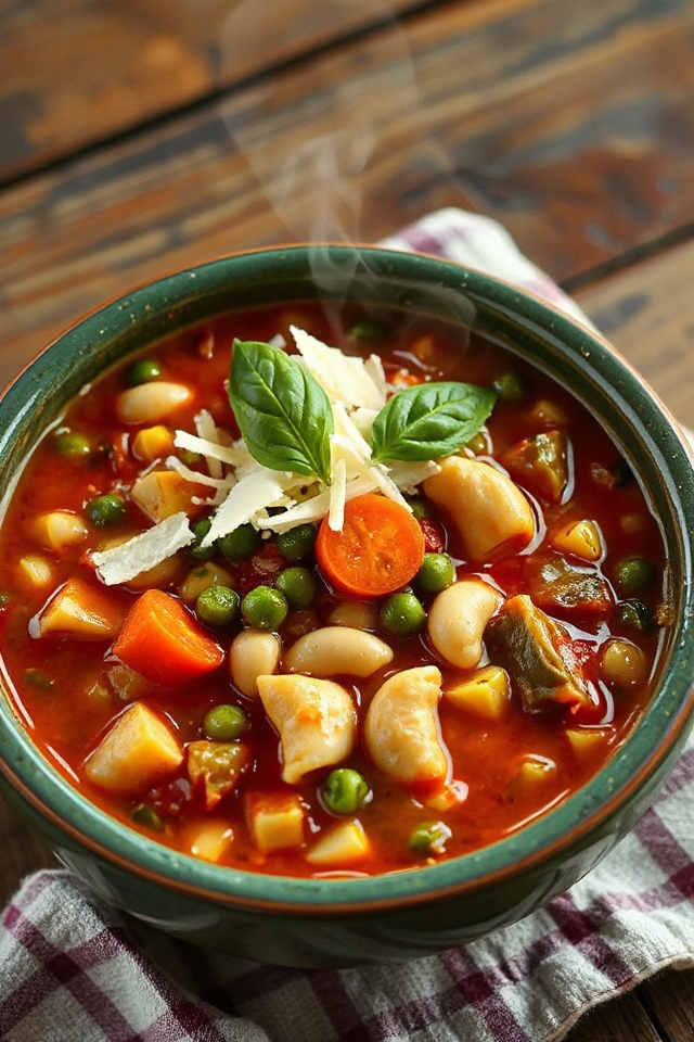 slow cooker minestrone recipe
