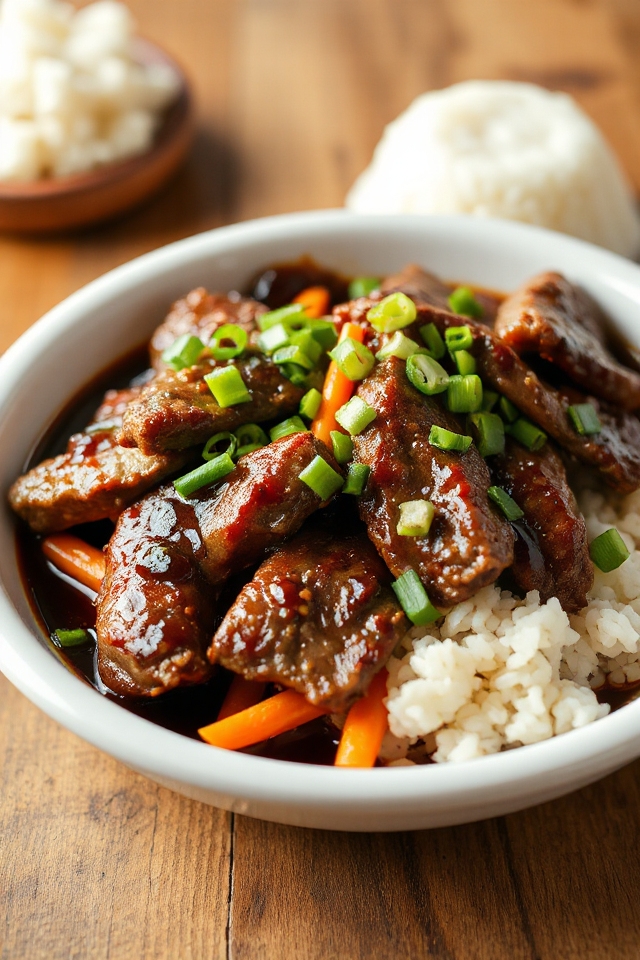 slow cooker mongolian beef recipe