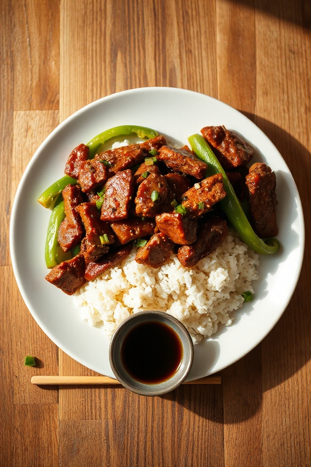 slow cooker pepper steak