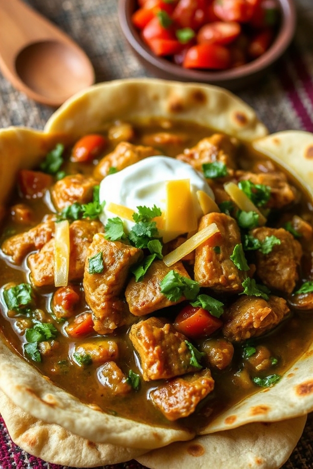 slow cooker pork chili verde