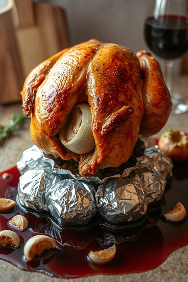 slow cooker red wine chicken