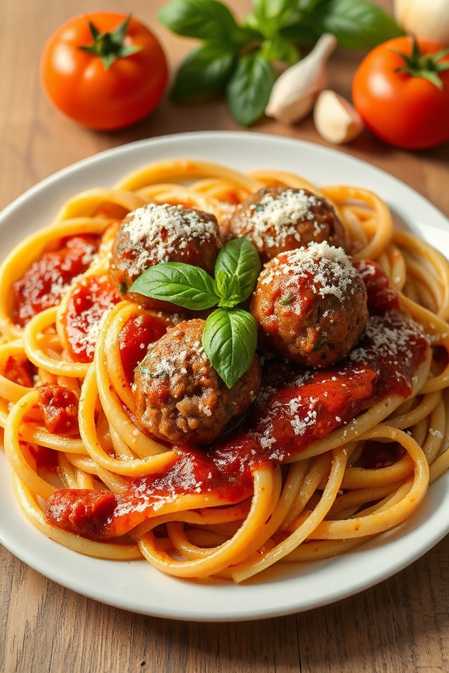 slow cooker spaghetti meatballs