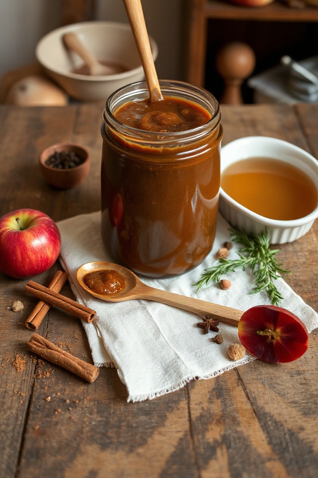 slow cooker spiced apple butter