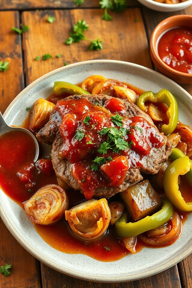 slow cooker steak soup