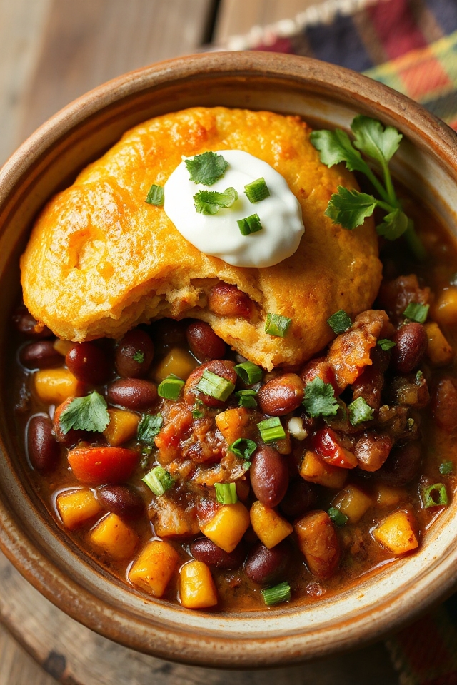 slow cooker tamale pie