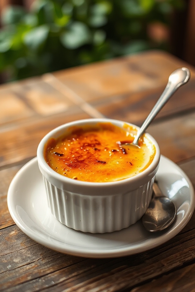 slow cooker vanilla creme brulee